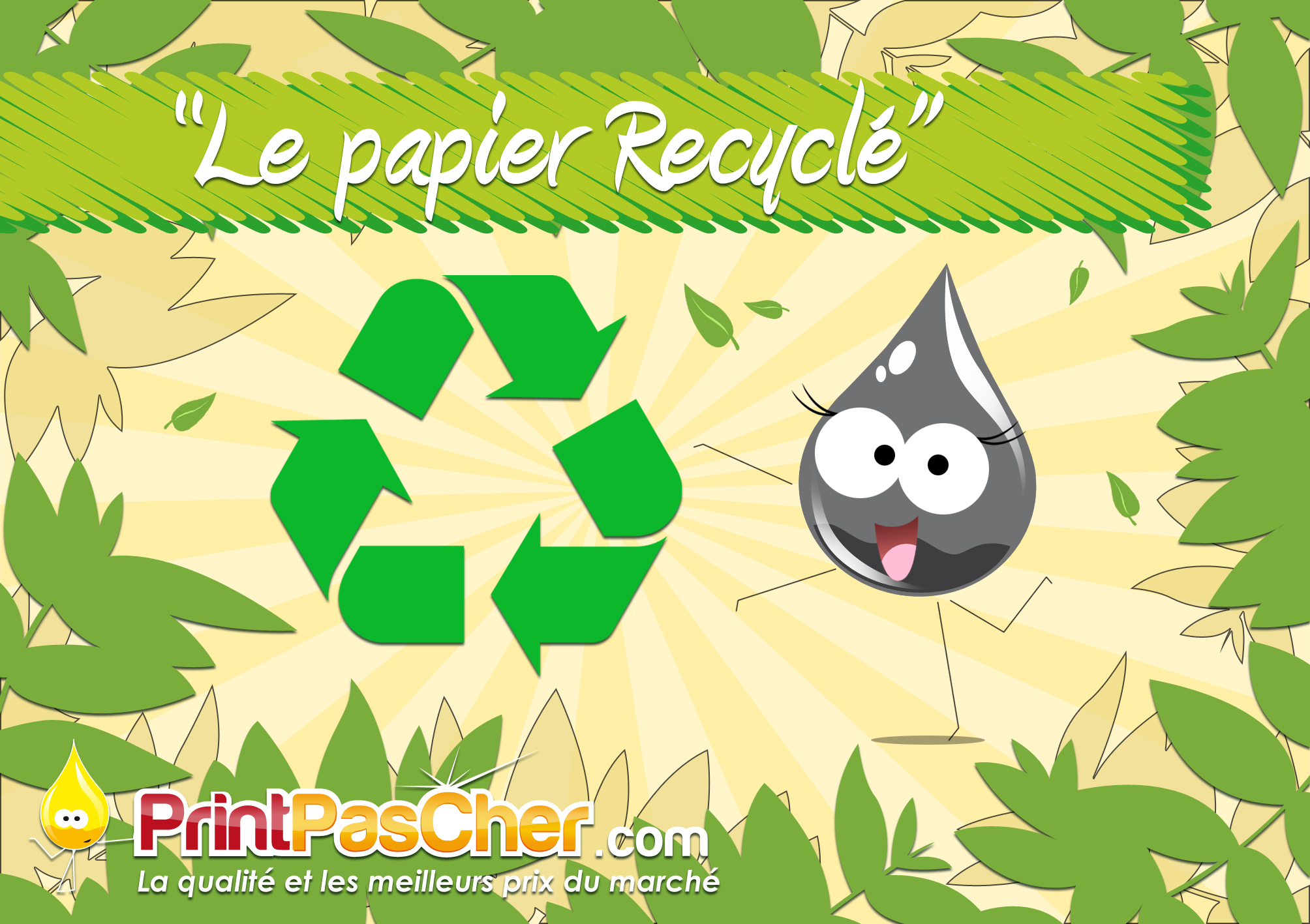 Un petit « papier » sur le recyclé ? – Le Blog PrintPasCher